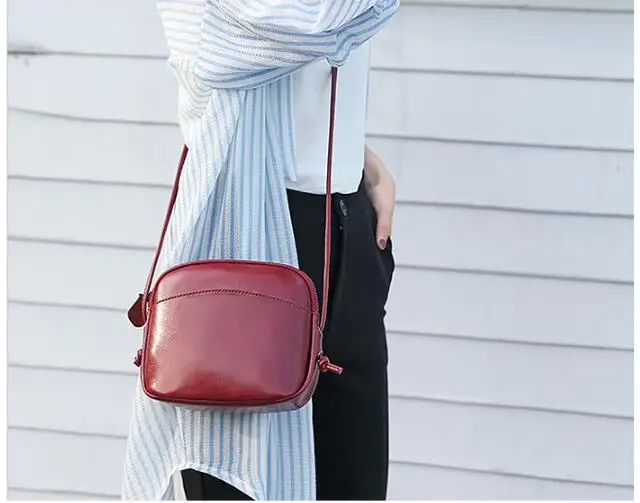 Bolsa feminina, 5 цветов, женские сумки из натуральной кожи, сумки через плечо для женщин, маленькая сумка через плечо, bolsos mujer de marca famosa - Цвет: Бургундия