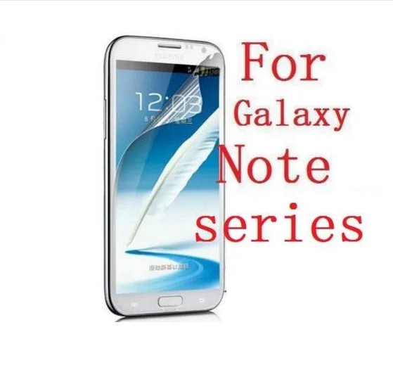 Ультрапрозрачная Защитная пленка для экрана Samsung Galaxy Note 9 8 7 6 5 4 3 2 I9220 глянцевая