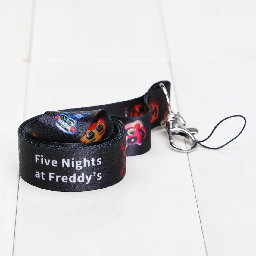 47 см FNAF Мультяшные узоры печатные ID MP3 брелки шейный ремешок для сотового