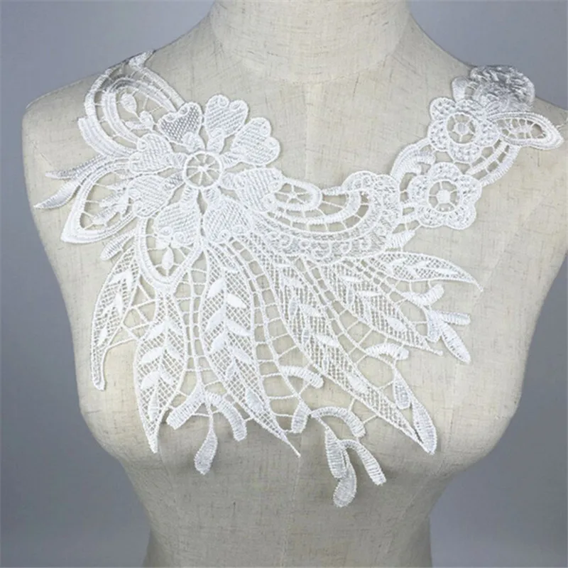 2 шт. аксессуары для одежды воротник из полиэстера/кружево с вышивкой/Дикий