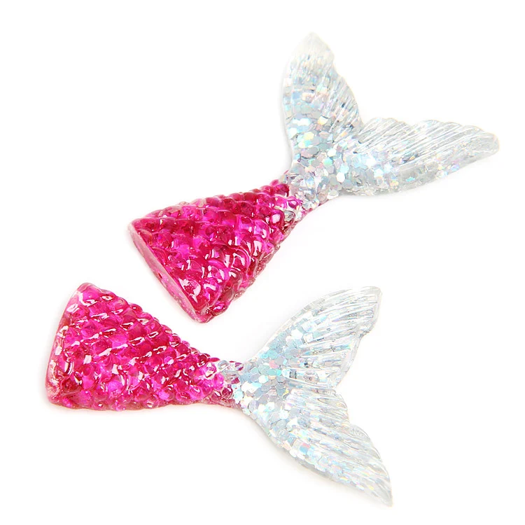 Fish tail L Хвост русалки добавки амулеты для слизи Сделай Сам полимерный наполнитель дополнение слизи аксессуары игрушки Lizun глиняный набор для детей - Цвет: Fish tail L
