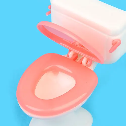 Пластиковые 1/6 весы кукольный домик ванная комната туалет раковина зубная щетка