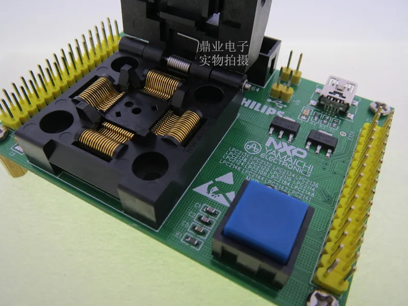 Оригинальный испытательный сиденье NXP IC LPC2141 LPC21 программируемый для сжигания LQFP64
