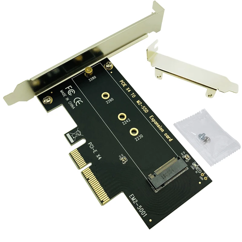 6 шт. M.2 адаптер NVME SSD M2 PCIE карта для Поддержка PCI Express 3 0x4 2230 2242 2260 Размер Riser |