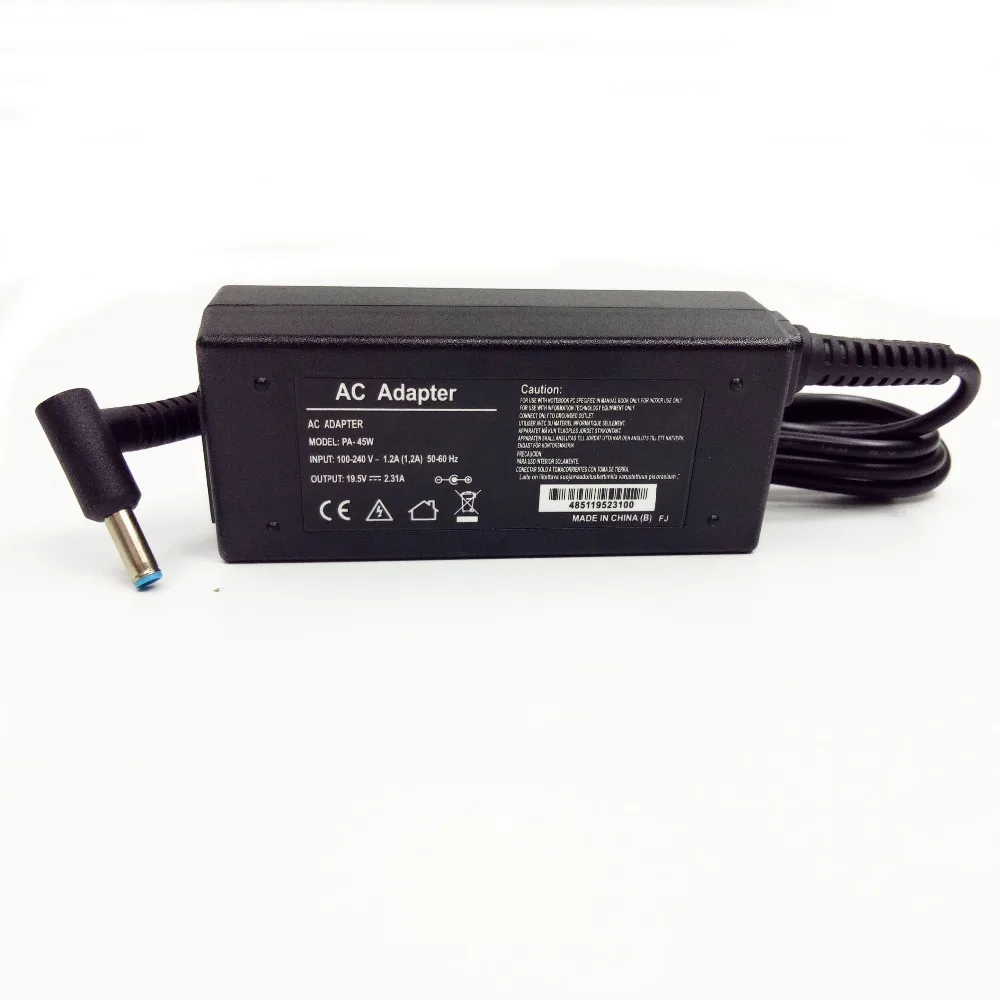 Для hp 19,5 V 2.31A 45 Вт 4,5*3,0 мм адаптер переменного тока питания для ноутбука Питание Зарядное устройство для hp ProBook 400 430 440 450 455 470 G3