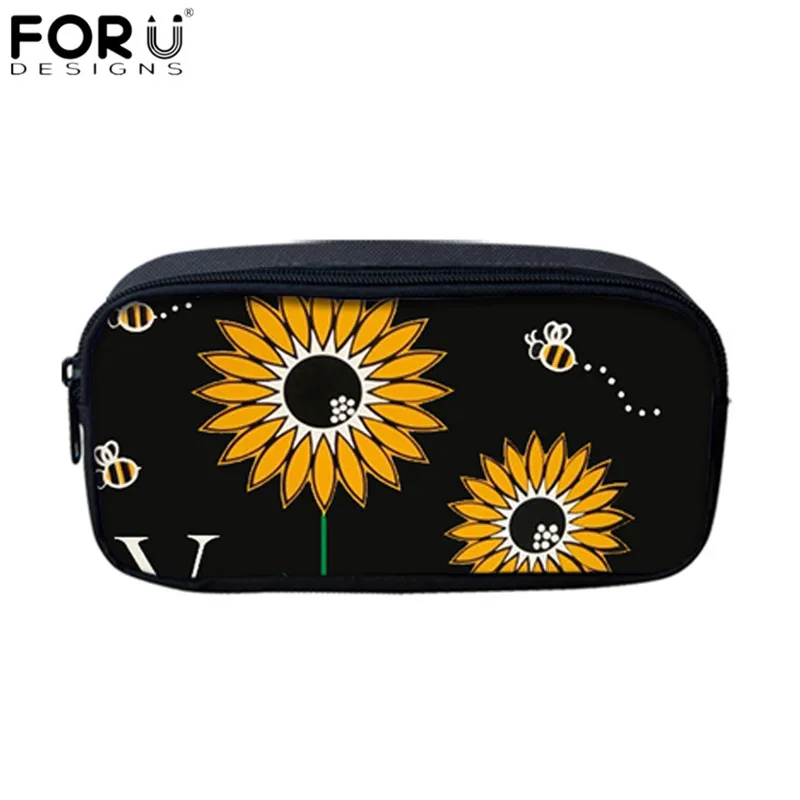FORUDESIGNS/You are my Sunshine дизайн школьные сумки с принтом в виде подсолнухов 3 шт./компл. школьные сумки для детей девочки книжная сумка для отдыха сумки - Цвет: HXA607K