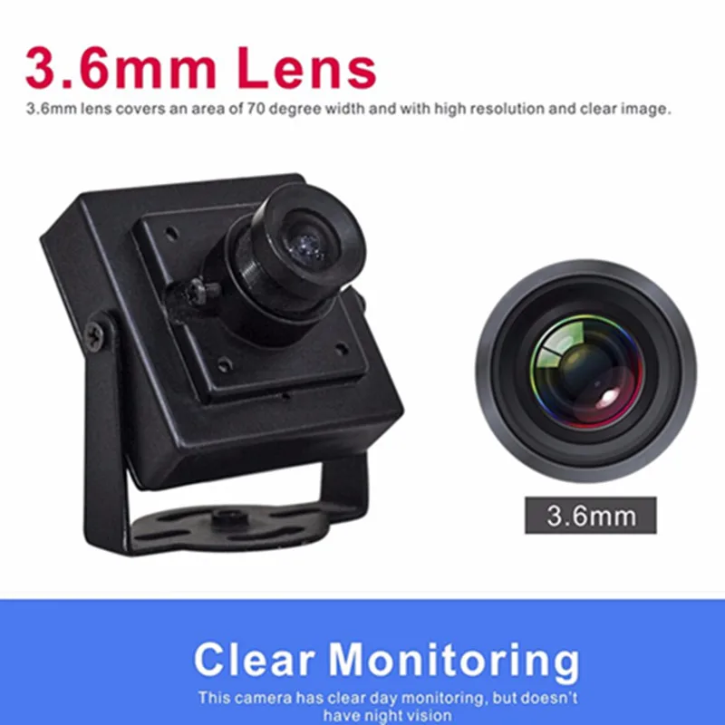 Мини-камера видеонаблюдения 1080P 2.0MP 4 в 1 AHD-H/CVI/TVI/CVBS 323 + NVP2441 1/3 &quotCMOS SONY Sensor |