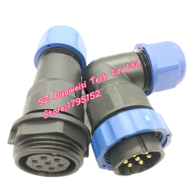 Curved Docking Waterproof air plug DWS-20 2 / 3/ 4 5 7 9/ 12 pin to insert the diameter 20MM | Электроника