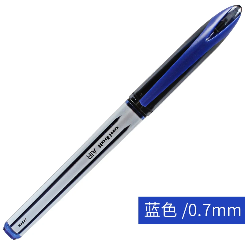 1 шт Япония Uni-ball AIR Rollerball ручка 0,5/0,7 мм эскизы/Рисование ручки для подписи мультфильм искусство маркер UBA-201 - Цвет: UBA-201 blue 0.7mm