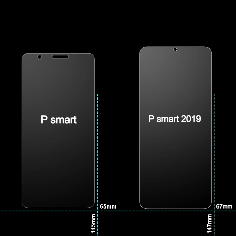 2 шт стекло для huawei P Smart 2019 протектор экрана 2.5D на телефон защитное закаленное |