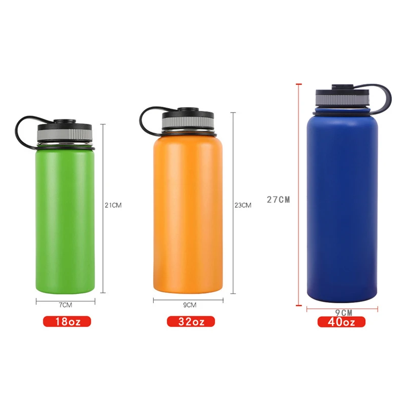 UPORS 500 мл/1000 мл/1200ML304 Термокружка Из Нержавеющей Стали, Термокружка, портативная Термокружка для кофе, чая, кружка для путешествий с крышкой