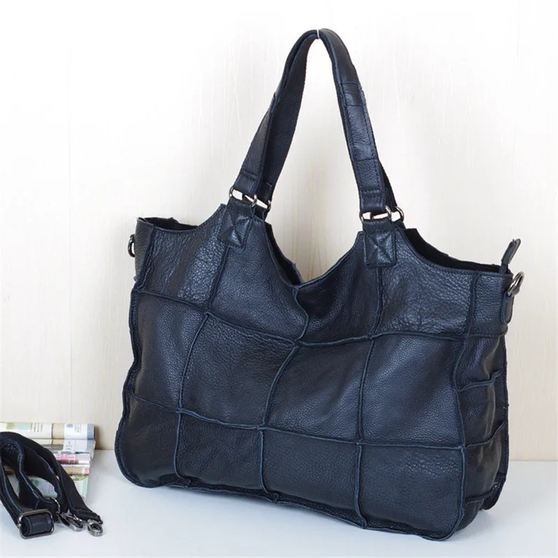 женские Натуральная кожа сумочка с плеча Crossbody сумки Сумка Bolsas Дамы Сращивание