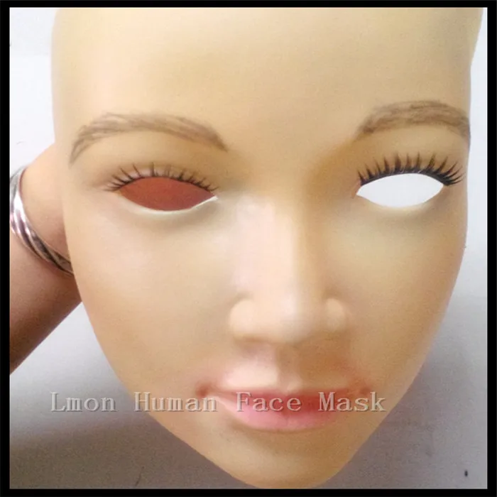 

Free shipping Cosplay Masquerade man mask face mask masquerade masks Silicon Mask/Halloween dress silicone simulation skin head