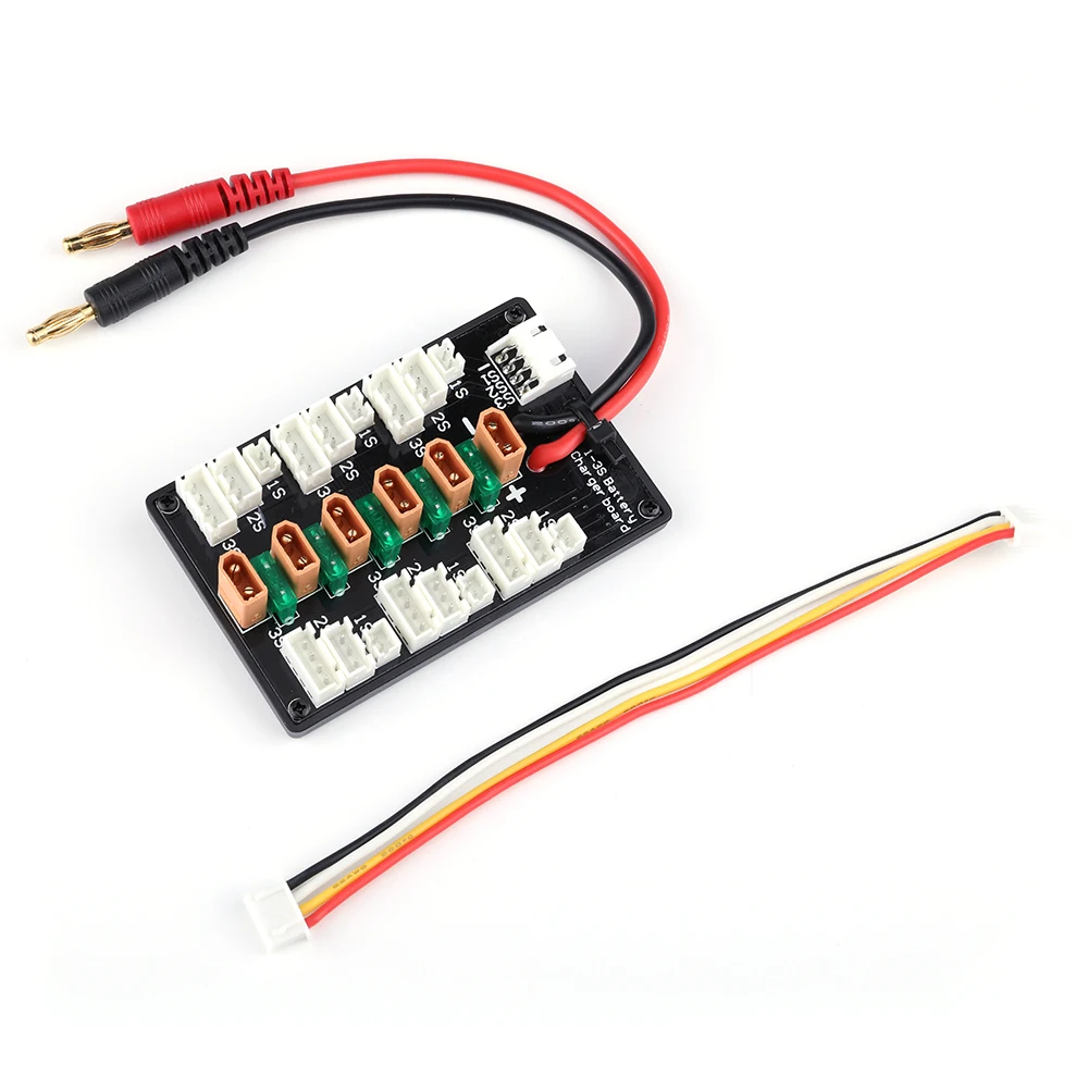 1-3 S XT30 разъем Lipo аккумулятор параллельный зарядный щит для IMAX B6 зарядное