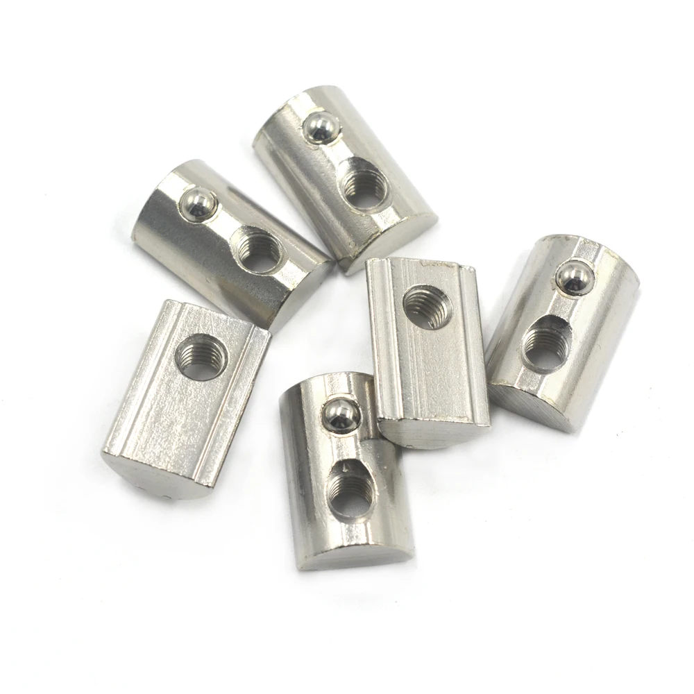 20 серий алюминиевый слот углеродистая сталь полукруглый рулон Т образный гайка с