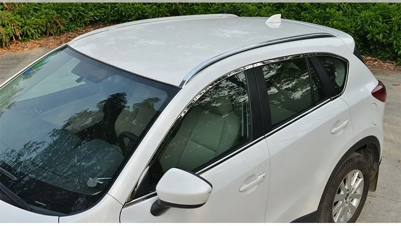 Для Mazda CX 5 CX5 2013 2014 2015 2016 из алюминиевого сплава серебристые направляющие на крышу