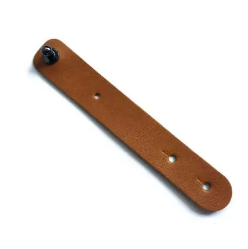 8 шт./лот наушники из искусственной кожи Heaphone Winder органайзер для кабеля держатель для iphone samsung мобильного телефона - Цвет: brown