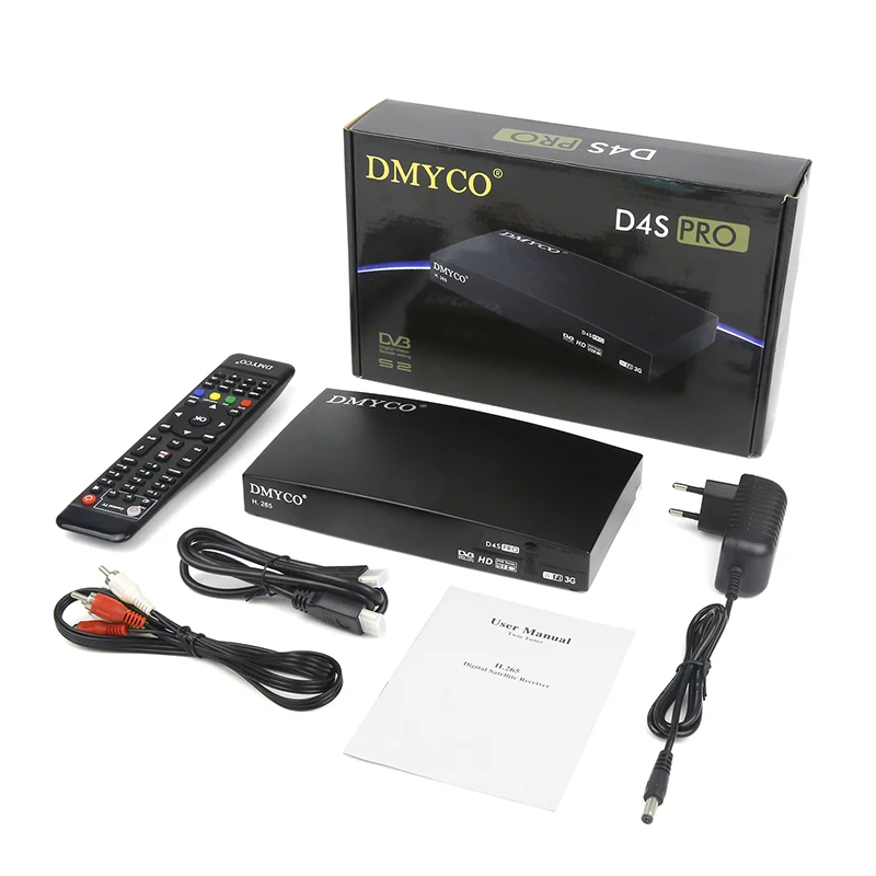 Оригинальный DVB S2 ТВ рецептор цифровой спутниковый ресивер D4S PRO FTA LNB Декодер для