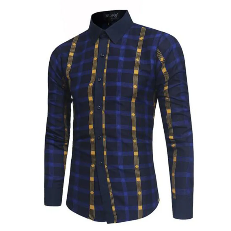 2018 сезон: весна–лето Лидер продаж Для мужчин Slim Fit с длинным рукавом Хлопок