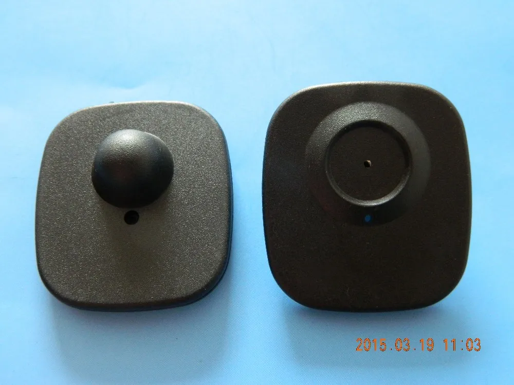 

HOUZE, EAS hard tag, mini square tag 48x42mm, RF8.2MHZ, black