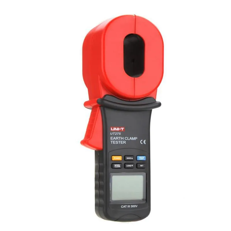 

Professional UNI-T UT275 UT-275Auto Range Clamp Earth Ground Resistance Testers W/ 0~30A Leakage Current Test 0.01-1000ohm