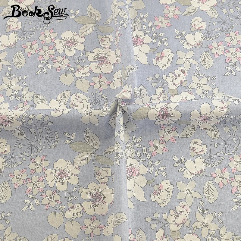 Booksew Tecido Telas De Algodon Para лоскутное шитье 100% хлопок саржевая текстильная ткань с