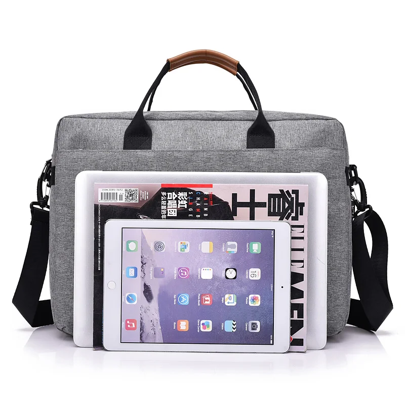 Сумка JZ CHIEF Fit для ноутбука 16 дюймов женщин и мужчин Холщовый портфель компьютера