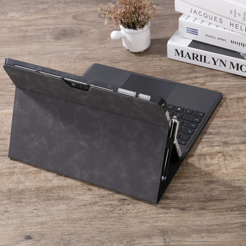 Чехол для планшета для microsoft Surface pro 4 Чехол pro 5 6 рукав водонепроницаемый кожаный защитный чехол-раскладушка