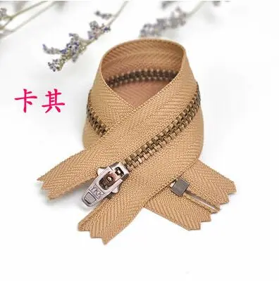 2 шт./лот 4 #18 см бронзовая латунная металлическая нейлоновая застежка-молния с