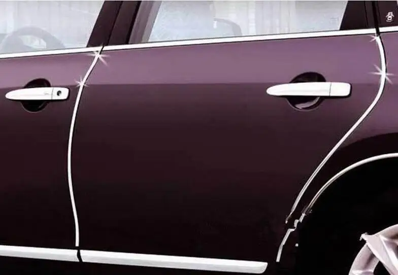 

4M DIY Car Interior Mouldings Chrome Strip For Peugeot 308 Creta I30 Jaguar Pontiac subaru xv peugeot 407 SsangYong Accessories