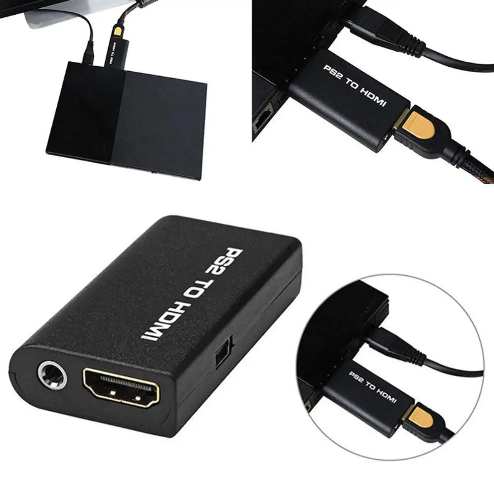 Конвертер PS2 в HDMI 480i/480 p/576i аудио-видео конвертер адаптер с выходом 3 5 мм