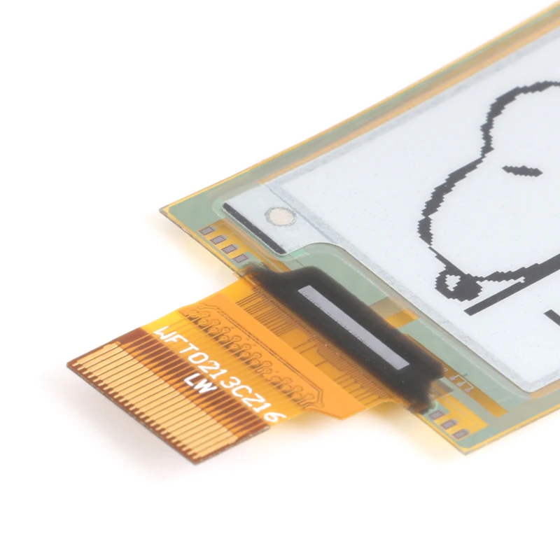 Waveshare 212x104 2,13 дюймов гибкий E-Ink raw дисплей черный/белый двойной цвет e-paper панель SPI интерфейс для Raspberry Pi