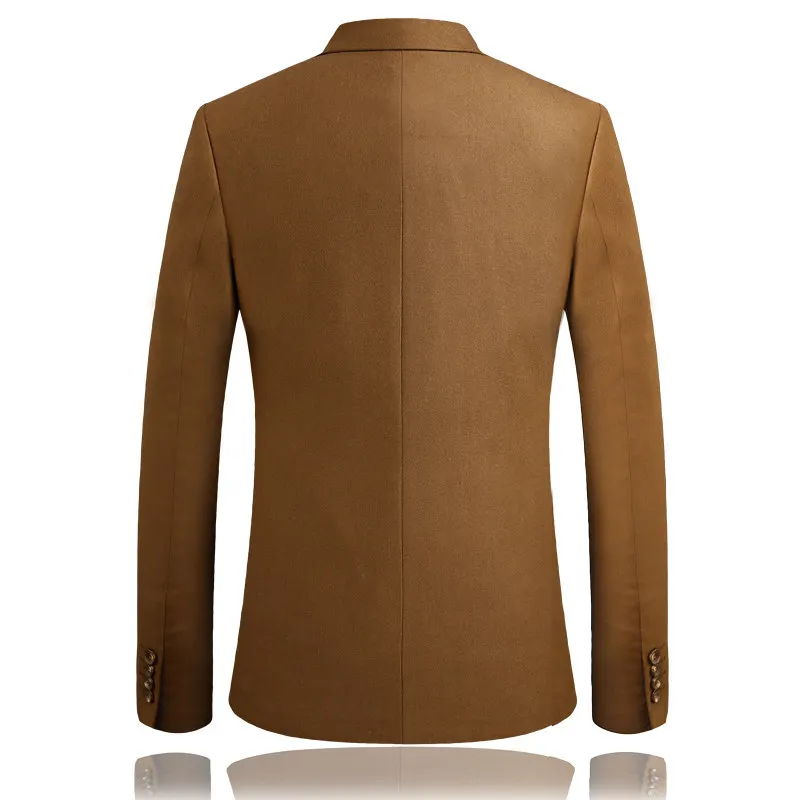 Plyesxale Для мужчин Блейзер 2018 Новое поступление Slim Fit s блейзер цвета хаки