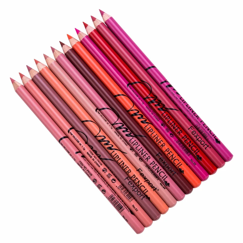 Профессиональный карандаш для губ Fexport водостойкая контурная подводка