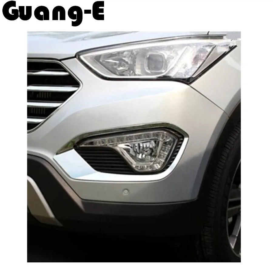 Накладка на передний противотуманный светильник ABS хром для Hyundai Grand Santa Fe SantaFe Maxcruz