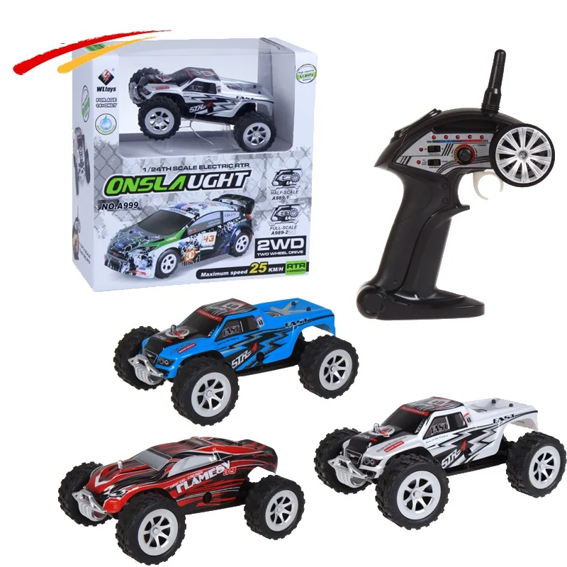 Высокая Скорость RC гоночный автомобиль RTR A999 двухстороннее Вождение 1:24