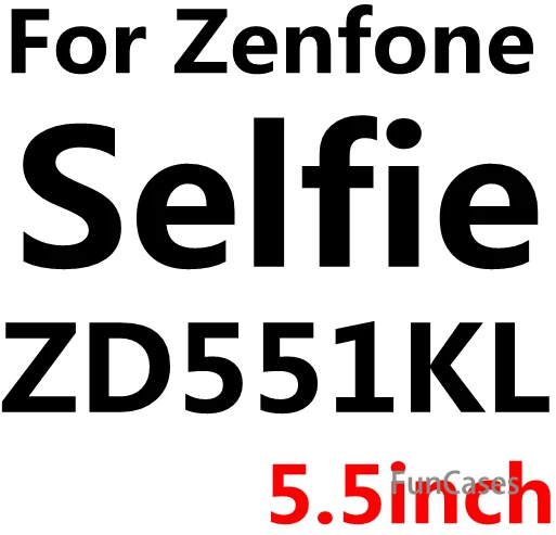 For Zd551KL С уровнем твердости 9 H закаленное Стекло для Asus Zenfone 2 Laser Ze500KL Ze550KL Ze500CL Ze550ML Zenfone 3 MAx Zc550KL 4 5 ZD551KL Live G500TG Стекло Protectiv - Цвет: For Zd551KL