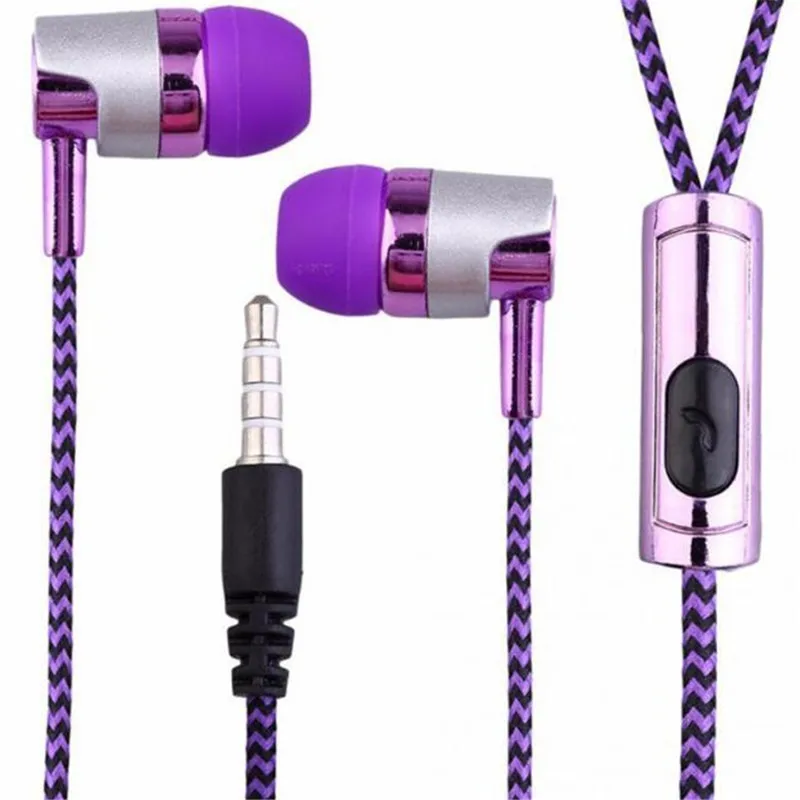 Цветные профессиональные наушники-вкладыши металлические наушники с тяжелыми
