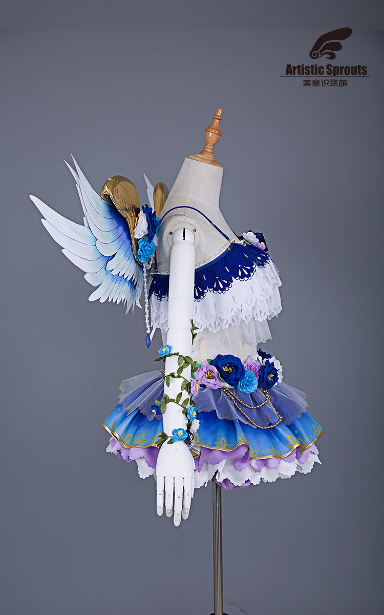 Бесплатная доставка LoveLive! Sunshine Watanabe You Kurosawa Ruby Angel Awaken костюм для косплея униформа