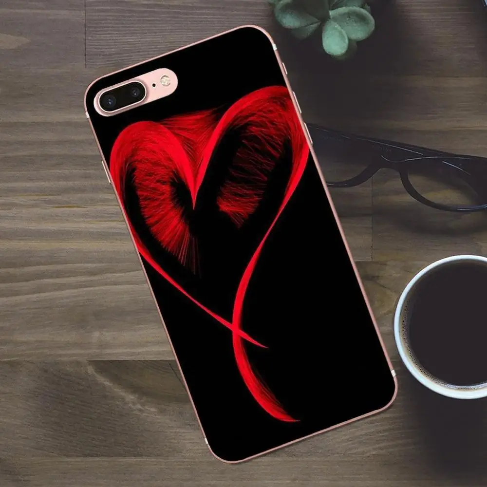 Bixedx для Apple iPhone X 4 4S 5 5C SE 6 6S 7 8 Plus Galaxy A3 A5 J1 J2 J3 J5 J7 2017 TPU чехол мобильного телефона I Love