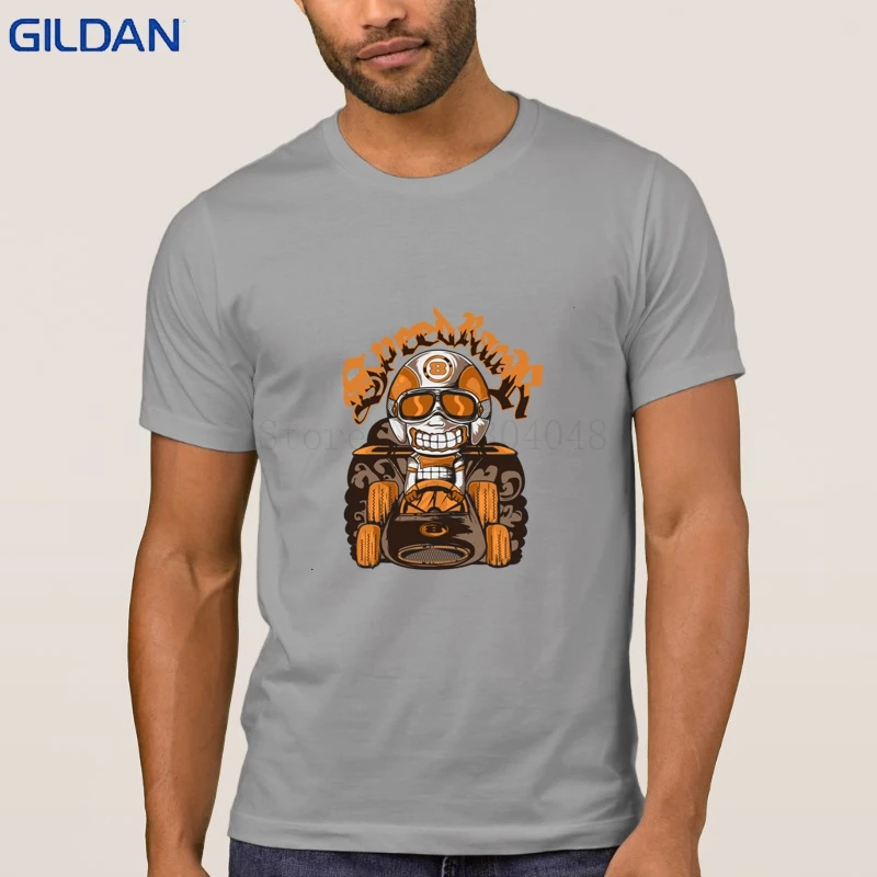 Funny Speed Rider Super Car Vector Cartoon Art T Shirt Top Quality Tee Tshirt Men 2018 Clothing Cute Big Size Xxxl | Мужская одежда