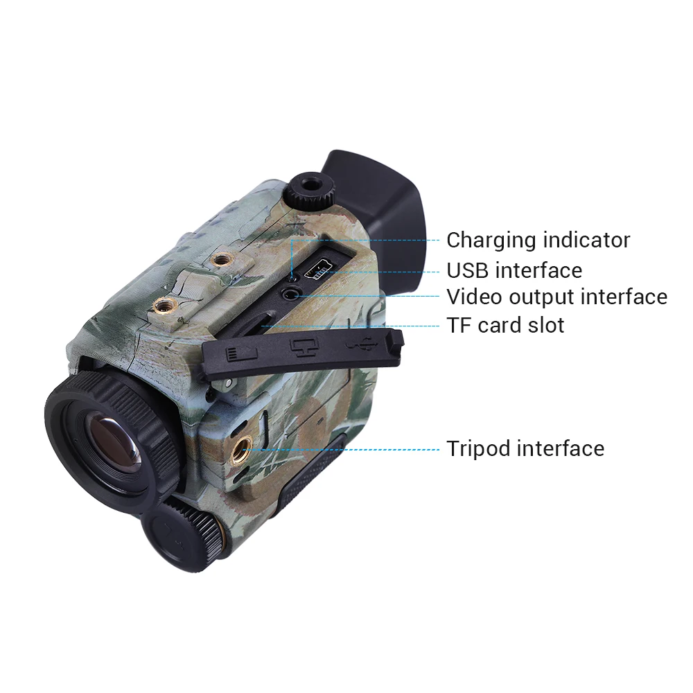 Portable Mini Infrared Night Vision Monocular Digital Scope Telescope Long Range 8GB DVR Camera For Outdoor Sport Hunting