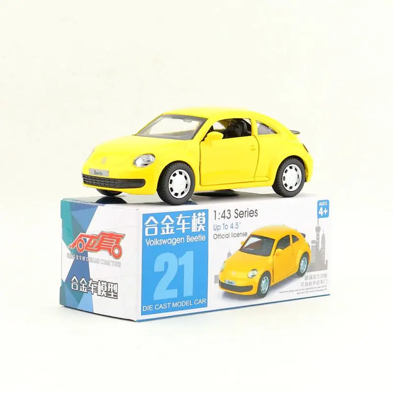 Бесплатная доставка/литая металлическая игрушка модель/Масштаб 1:43 Volkswagen New Beetle