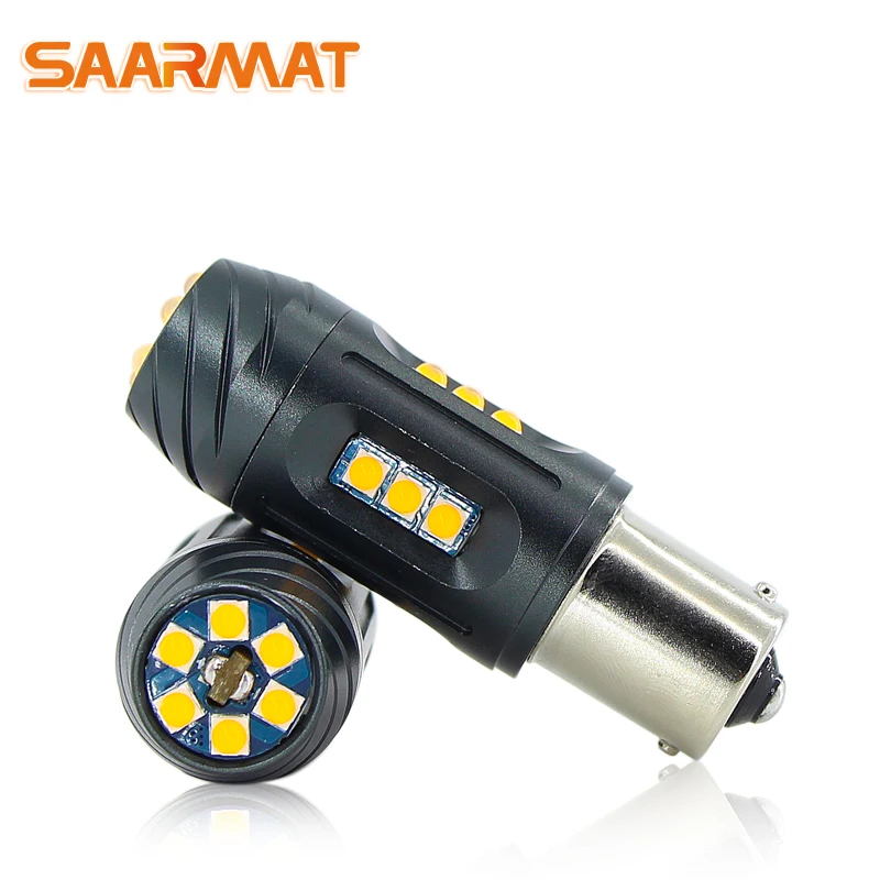 SAARMAT 2 * Светодиодный CANBUS без ошибок 1156 ba15s P21W 7506 1156PY bau15s PY21W 7507 T20 WY21W 7440 7444 W21W сигнала