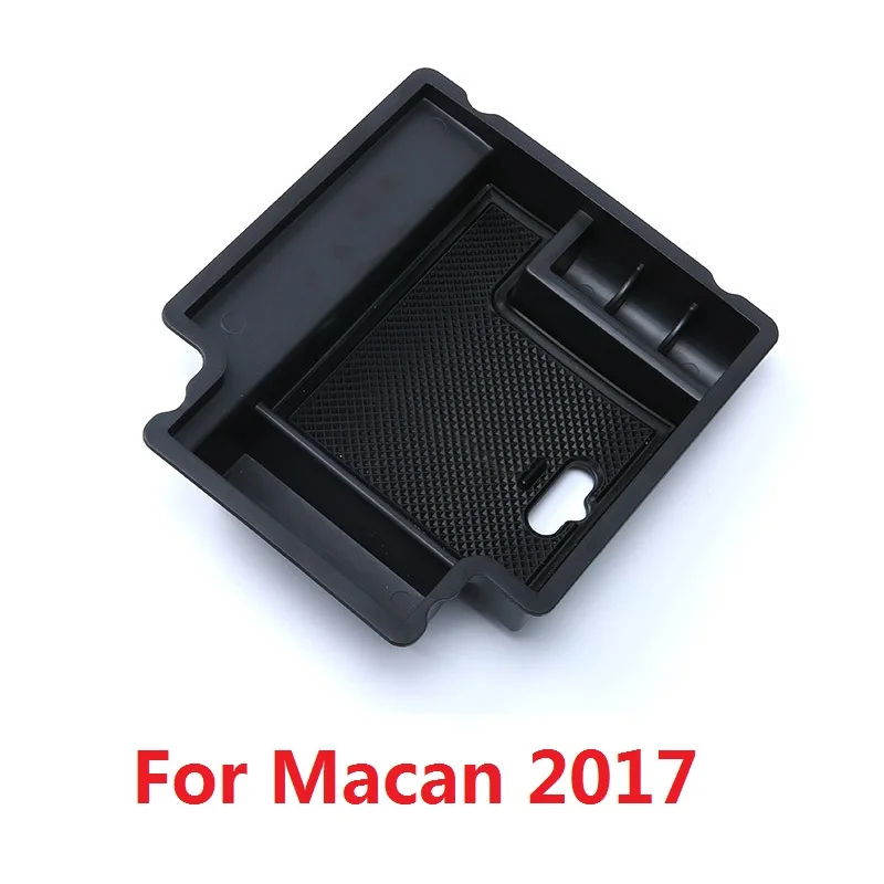 For Macan 2017 Автомобильный Центр АВ подлокотник коробка для хранения Организатор для Porsche Macan Boxter Cayenne 2011 2012 2013 - Название цвета: For Macan 2017