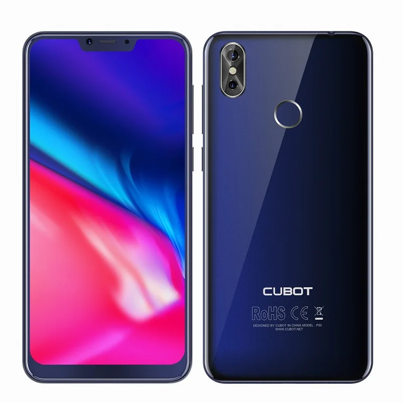 Cubot P20 6 18 'ཏ:9 экран 4 Гб 64 MT6750T восьмиядерный смартфон Android 8 0 4000 мАч 2246*1080 20MP + 2.0MP
