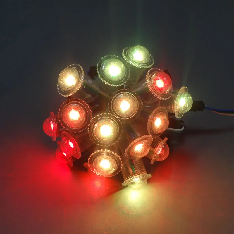 Пиксельный светодиодный модуль WS2811 DC5V 16 мм Диаметр полноцветный 5050 SMD