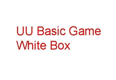 UUWhite pack Лучшее качество UU настольная игра единороги карточная игра на английском языке - Цвет: UUWhite pack