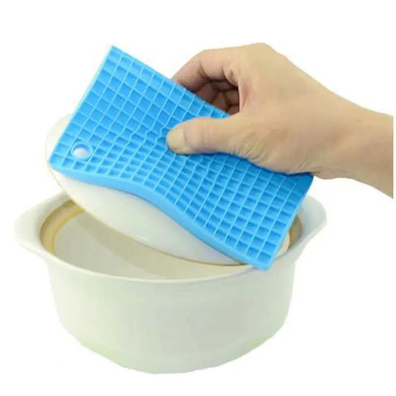 Полезный утолщенный силиконовый коврик квадратной формы для еды посуды