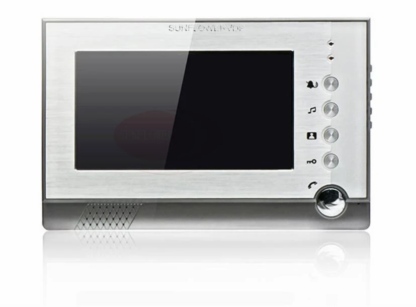 3 Apartments Video Intercom Monitor Support Take Photos/Video Recording Video Call For Door Access Keyboard Rfid Code Function